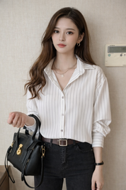 Charlotte Kensington | Striped Blouse For Women