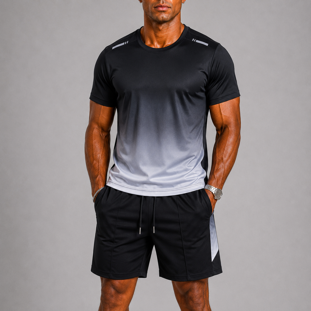 Nathan Ellis | Quick-Dry Gradient Sports Set Two-Piece