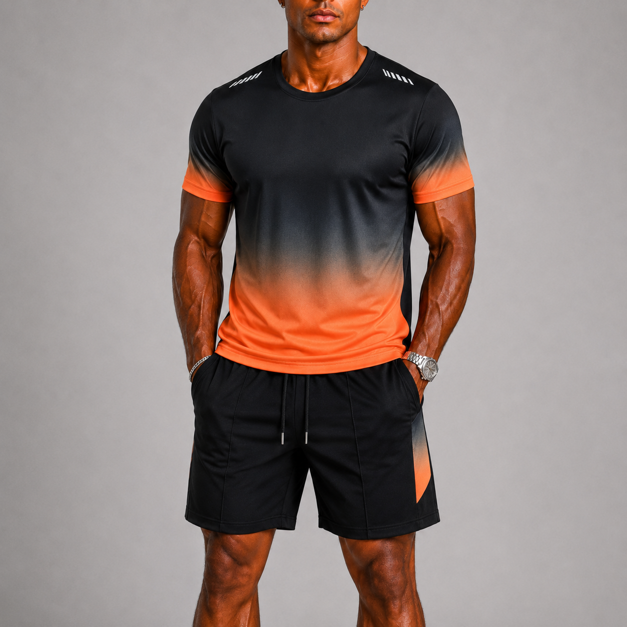 Nathan Ellis | Quick-Dry Gradient Sports Set Two-Piece