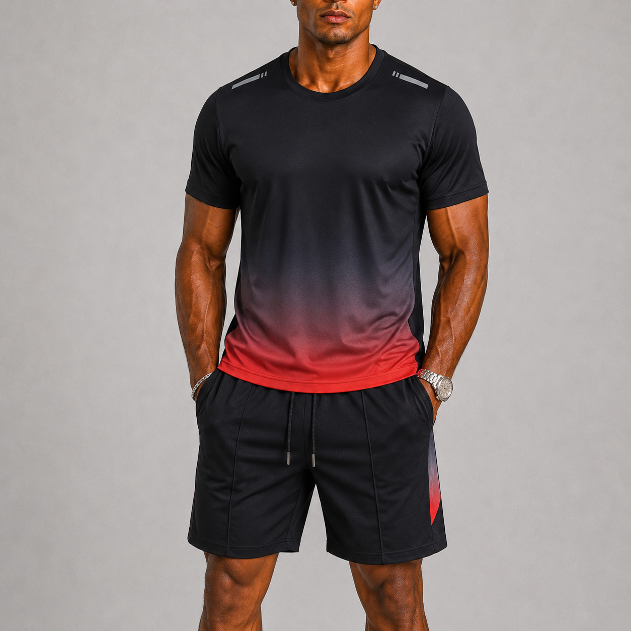 Nathan Ellis | Quick-Dry Gradient Sports Set Two-Piece