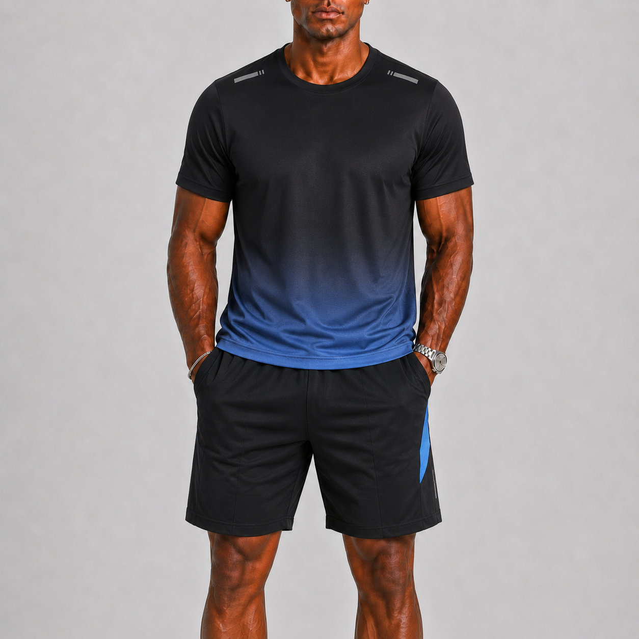 Nathan Ellis | Quick-Dry Gradient Sports Set Two-Piece