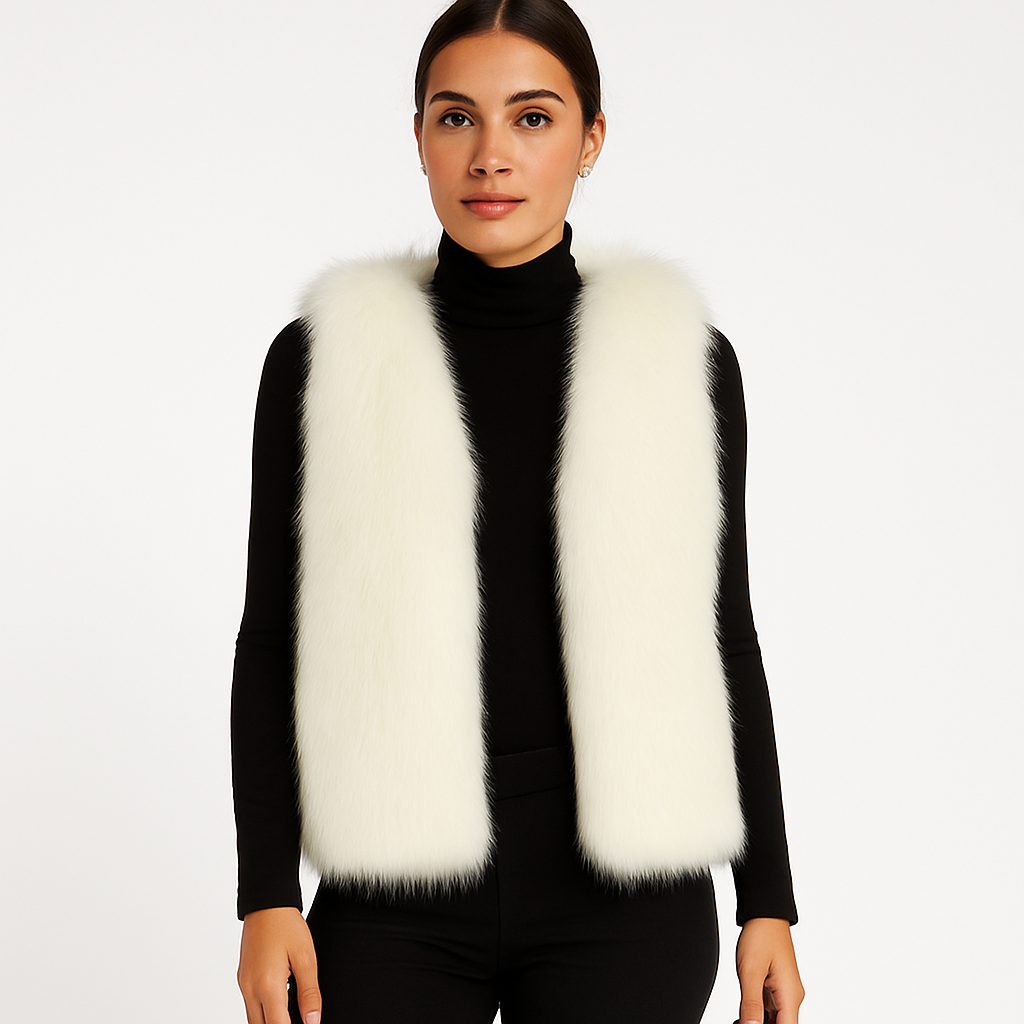 Gianna Moreau | Luxury Women's Bodywarmer with Faux Fur Look
