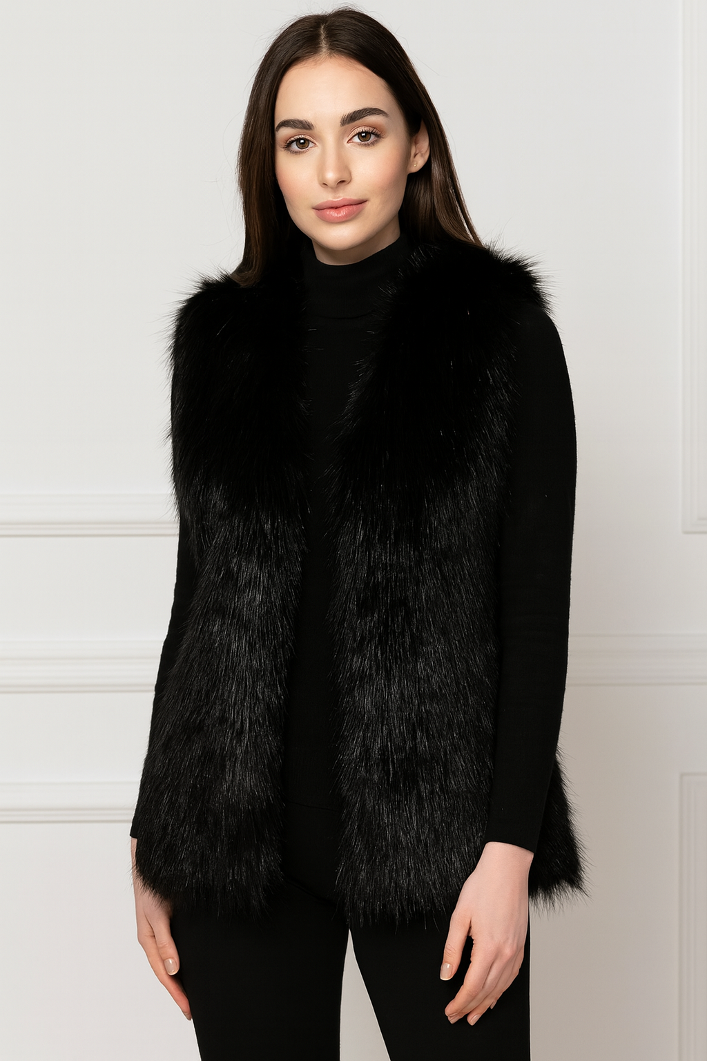 Gianna Moreau | Luxury Women's Bodywarmer with Faux Fur Look