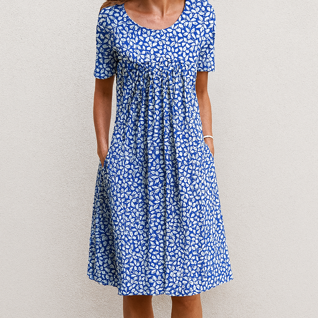 Zoe Dawson | Floral Puff Sleeve Midi Dress