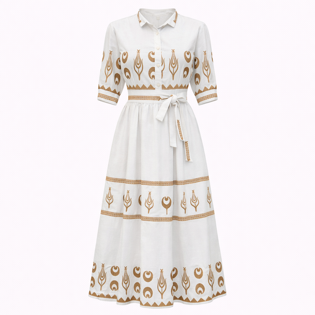 Harper Winsley | Floral Fit & Flare Midi Dress