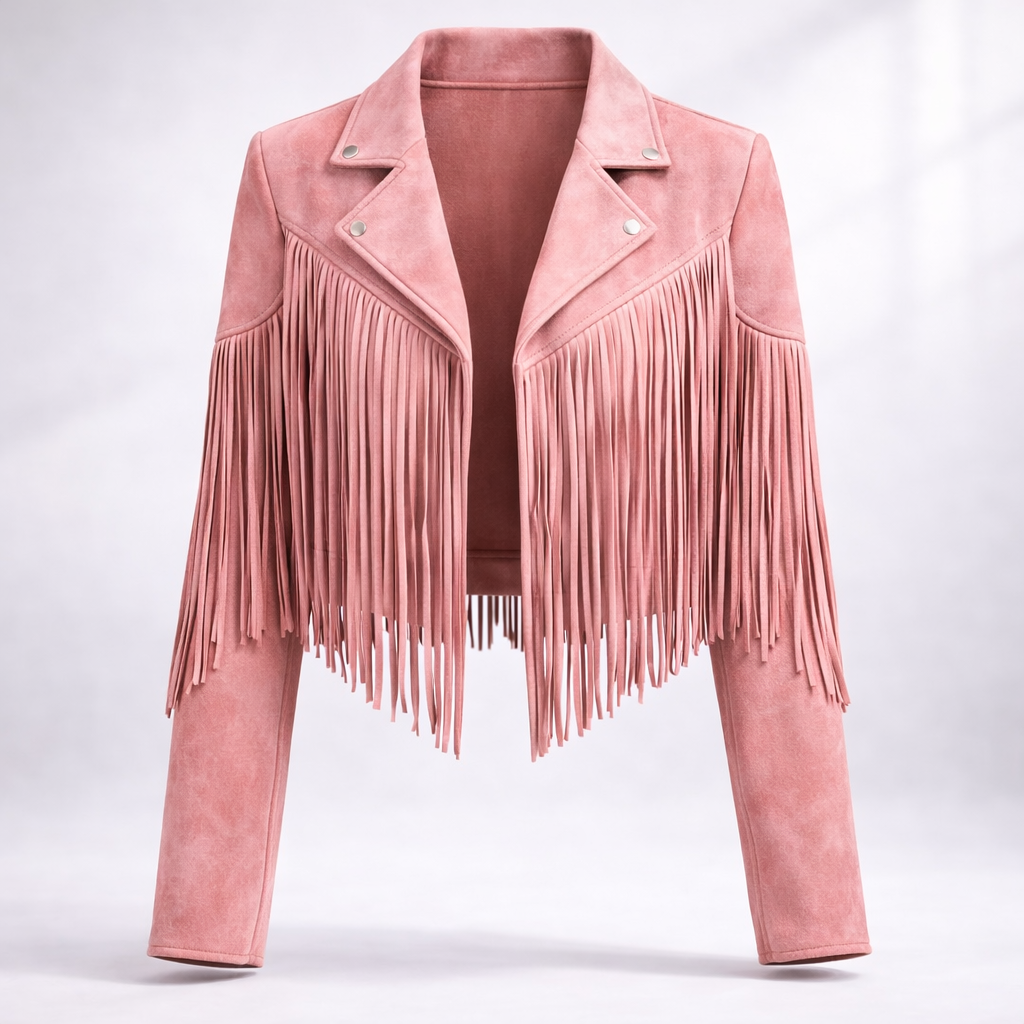 Felicity Carrington | Fringe Suede Jacket For Women