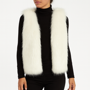 Gianna Moreau | Luxury Women's Bodywarmer with Faux Fur Look