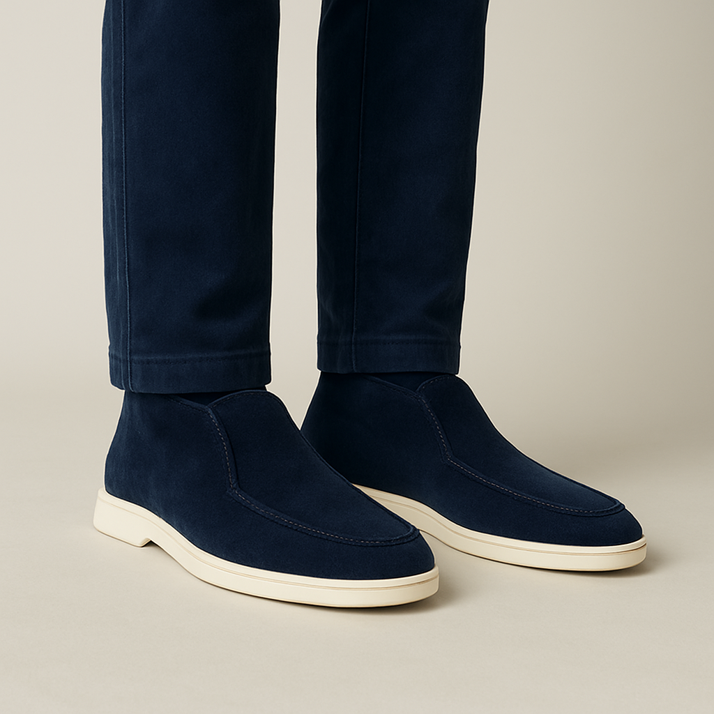 Luca Romano | Simple Low-Top Sneakers in Premium Leather