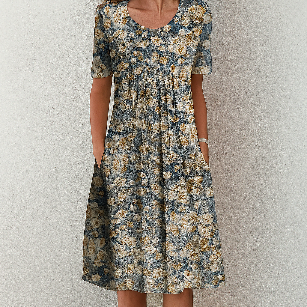 Zoe Dawson | Floral Puff Sleeve Midi Dress