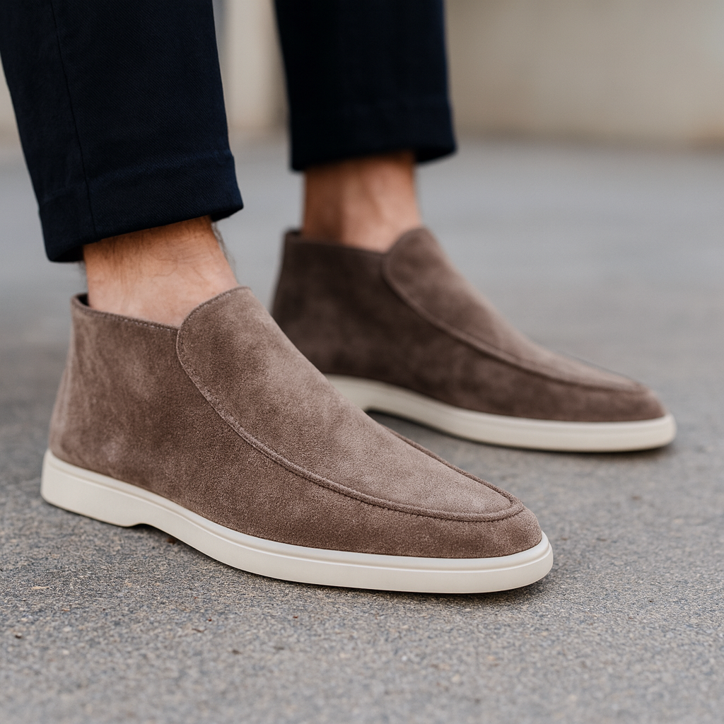 Luca Devereaux | Suede Loafers with Timeless Elegance