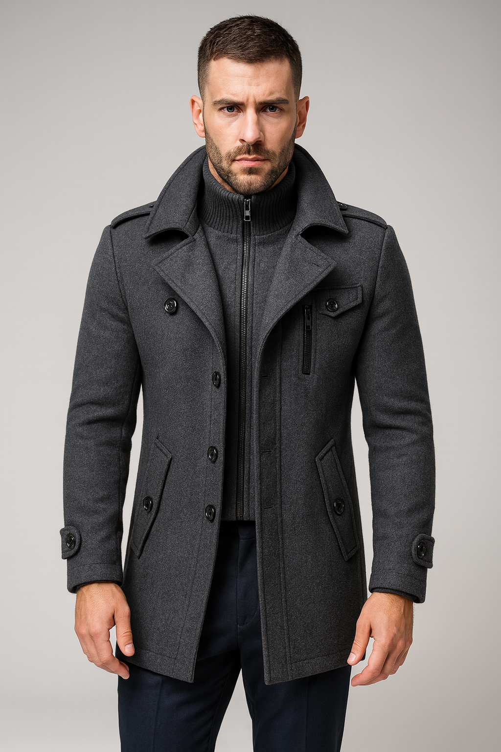 Breitenberg Laurent | Luxury Men's Coat for Winter and Fall
