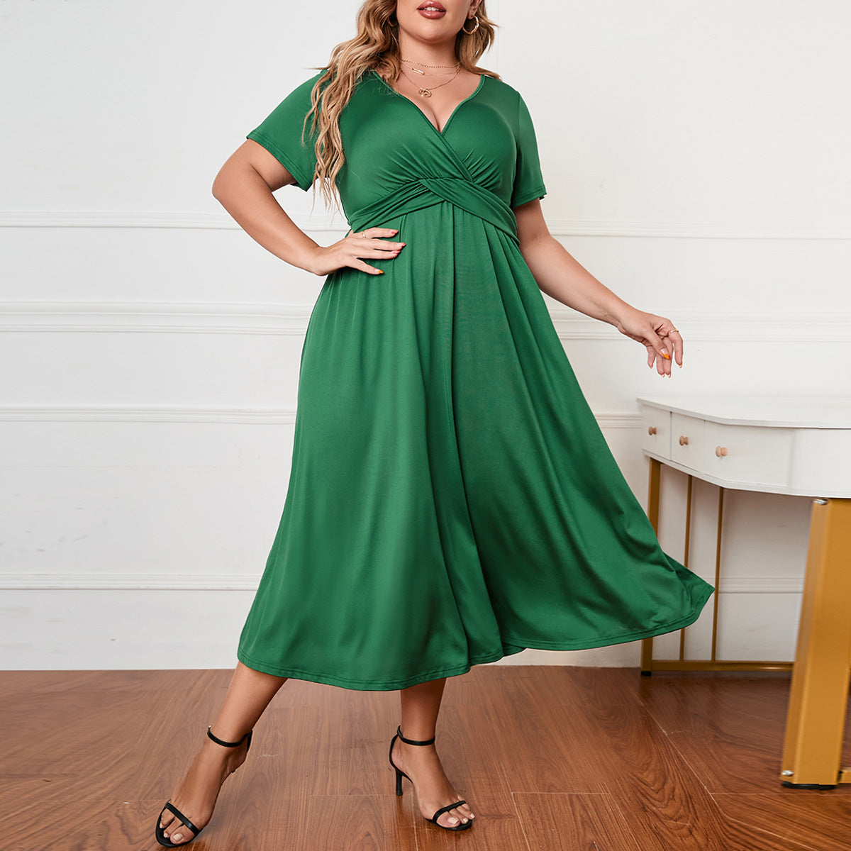 Chiara Bellini | Plus Size Green Maxi Dress
