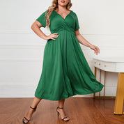 Chiara Bellini | Plus Size Green Maxi Dress