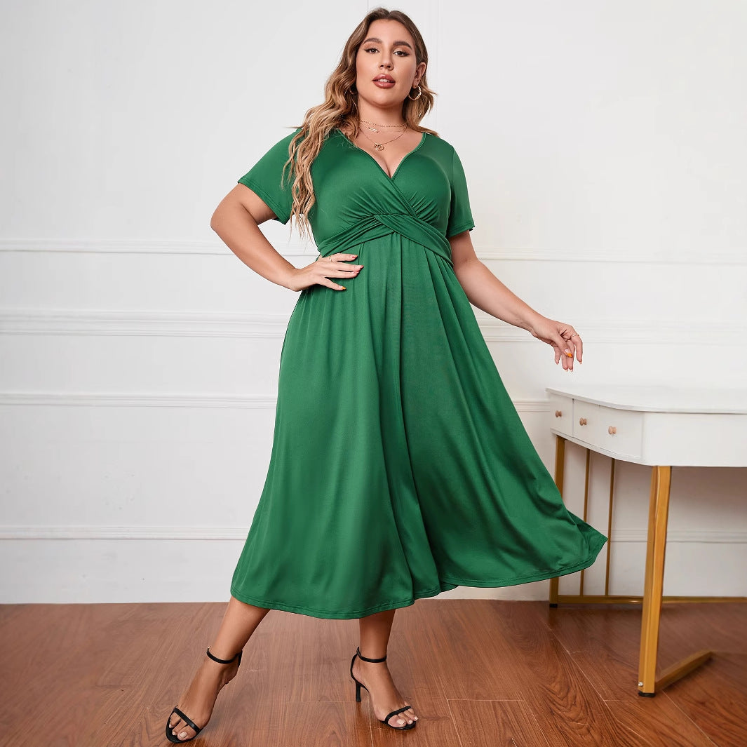 Chiara Bellini | Plus Size Green Maxi Dress