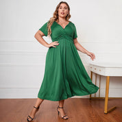 Chiara Bellini | Plus Size Green Maxi Dress