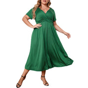 Chiara Bellini | Plus Size Green Maxi Dress