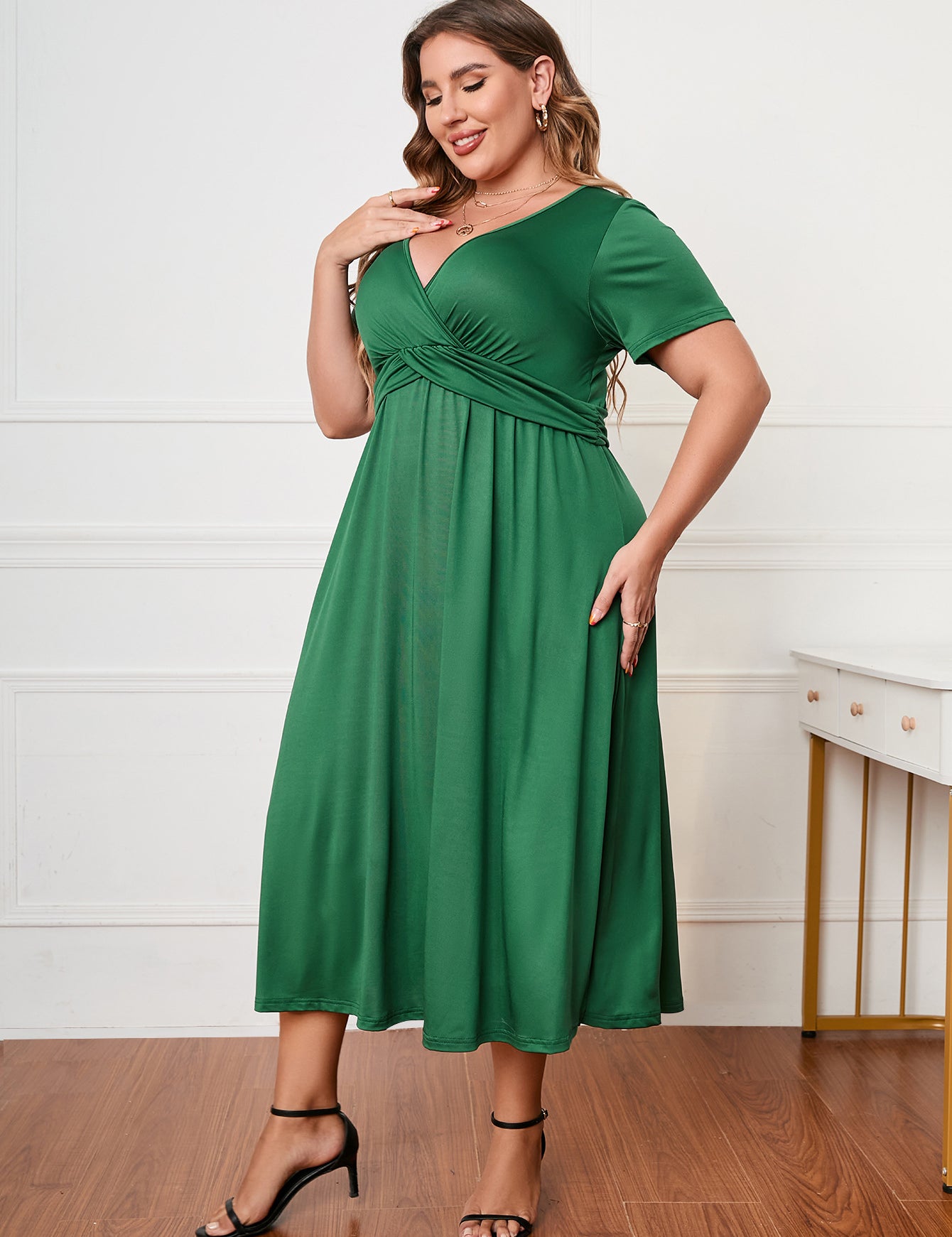 Chiara Bellini | Plus Size Green Maxi Dress