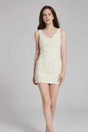 Chloé Beaumont | Floral Lace Mini Dress For Women