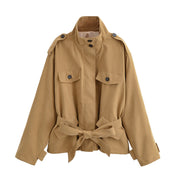 Chloé Beaumont | Utility Belted Jacket For Women