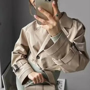 Chloé | Cropped Tailored Trench Jacket For Women