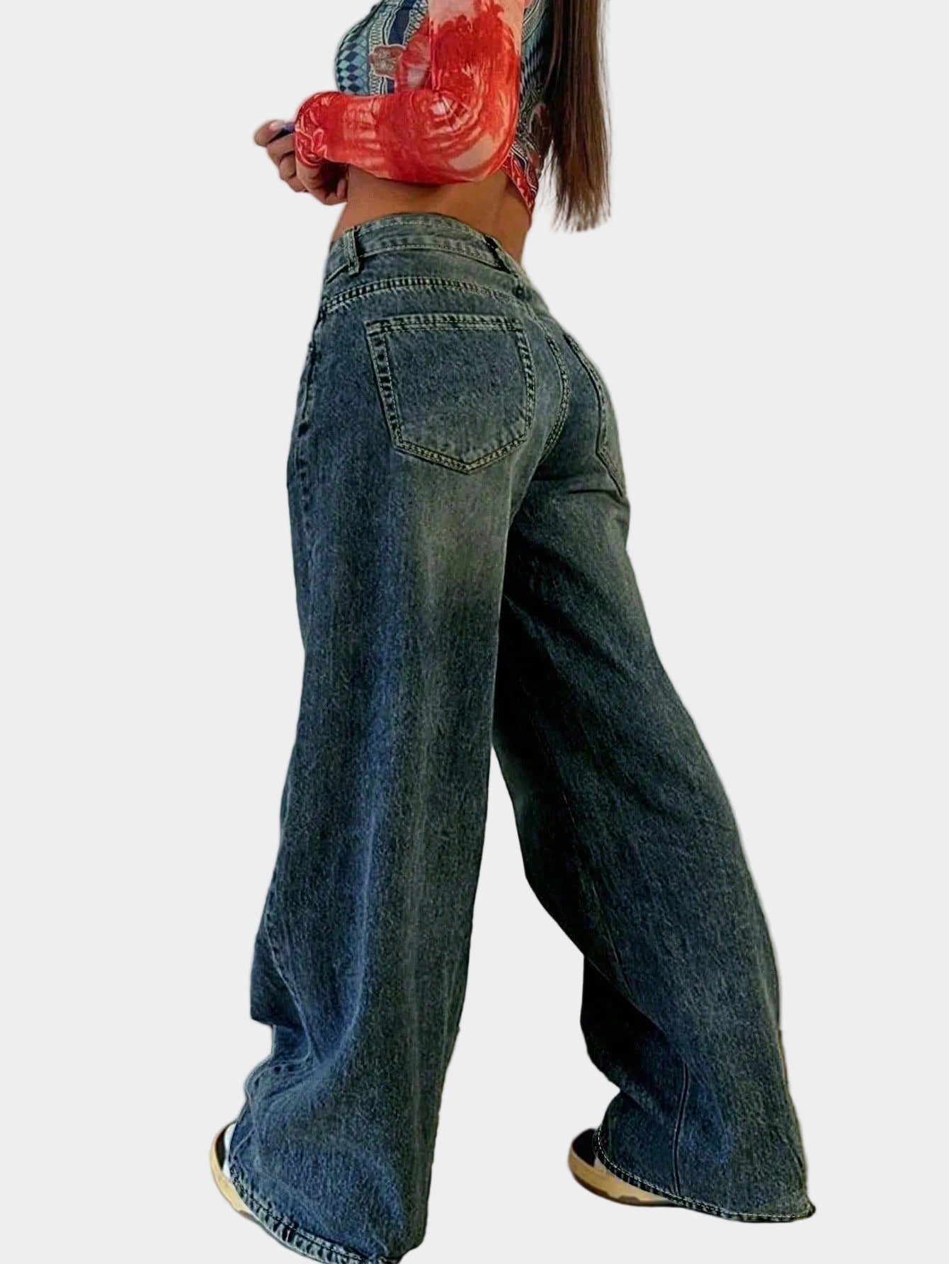 Chloë | Straight-Leg High-Waisted Denim Boyfriend Jeans