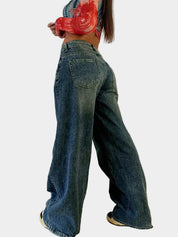 Chloë | Straight-Leg High-Waisted Denim Boyfriend Jeans