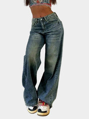 Chloë | Straight-Leg High-Waisted Denim Boyfriend Jeans