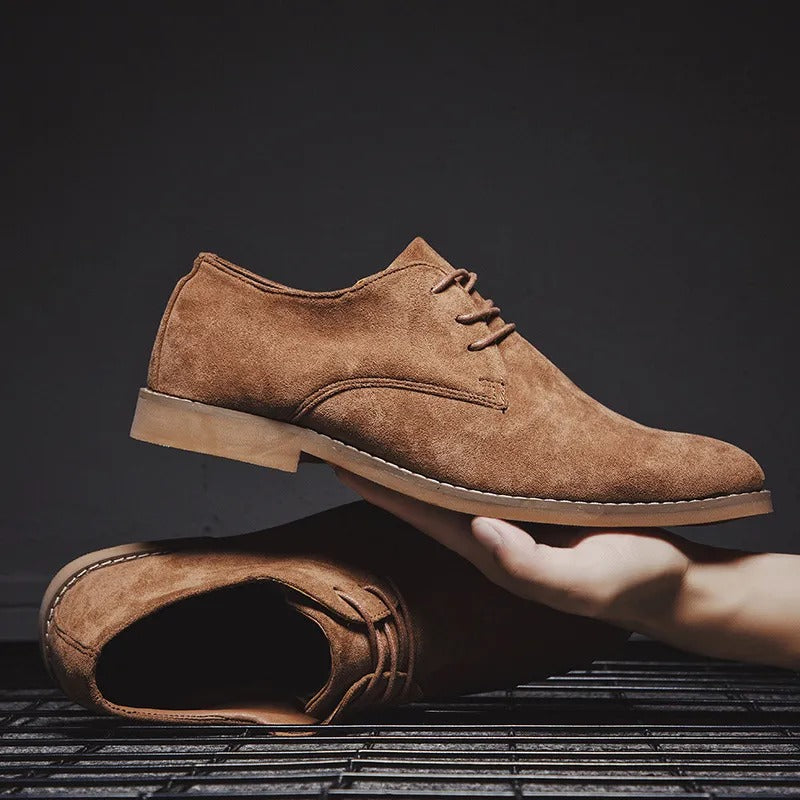 Christian Hunter | Suede Derby Shoes For Men