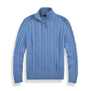 Christopher Lane | Cable-Knit Quarter-Zip Sweater