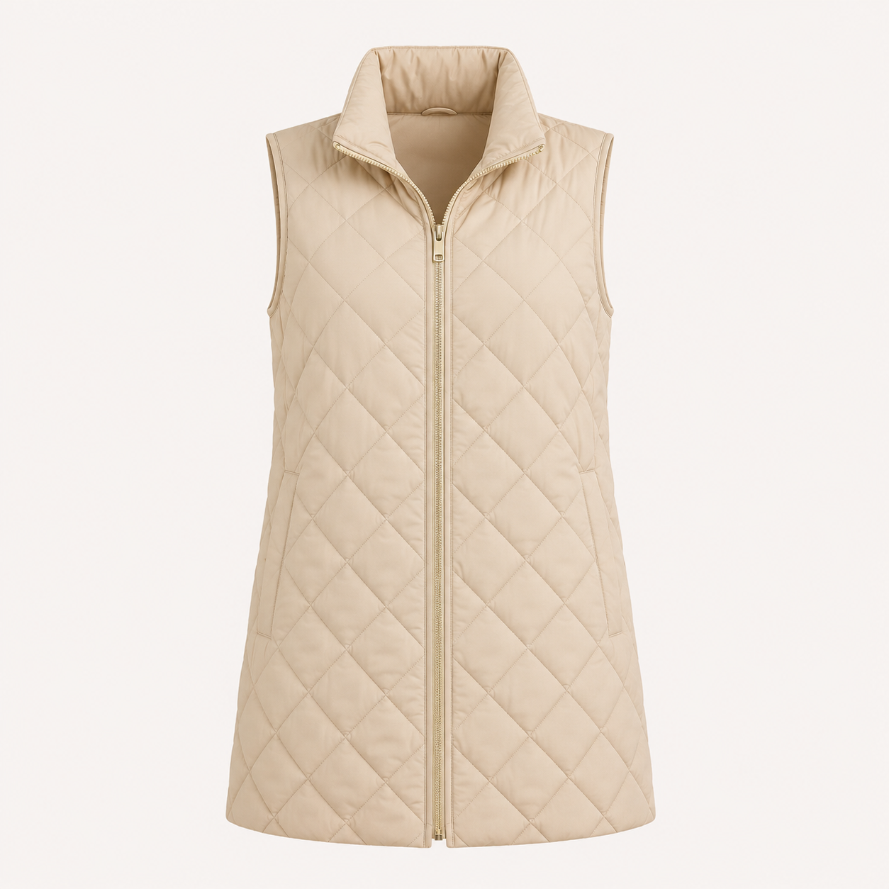 Clara Sinclair | Quilted Longline Zip Gilet