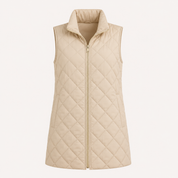 Clara Sinclair | Quilted Longline Zip Gilet