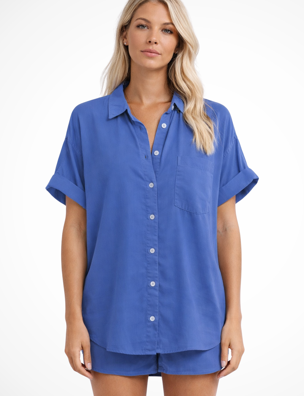 Clara Beaumont | Casual Button-Up Blouse For Women