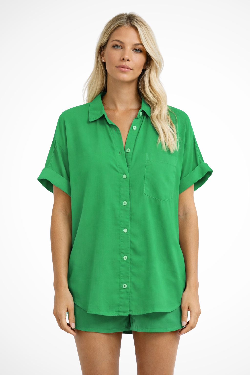 Clara Beaumont | Casual Button-Up Blouse For Women