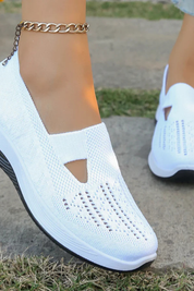 Clara Beaumont | Comfort Knit Slip-On Shoes For Women