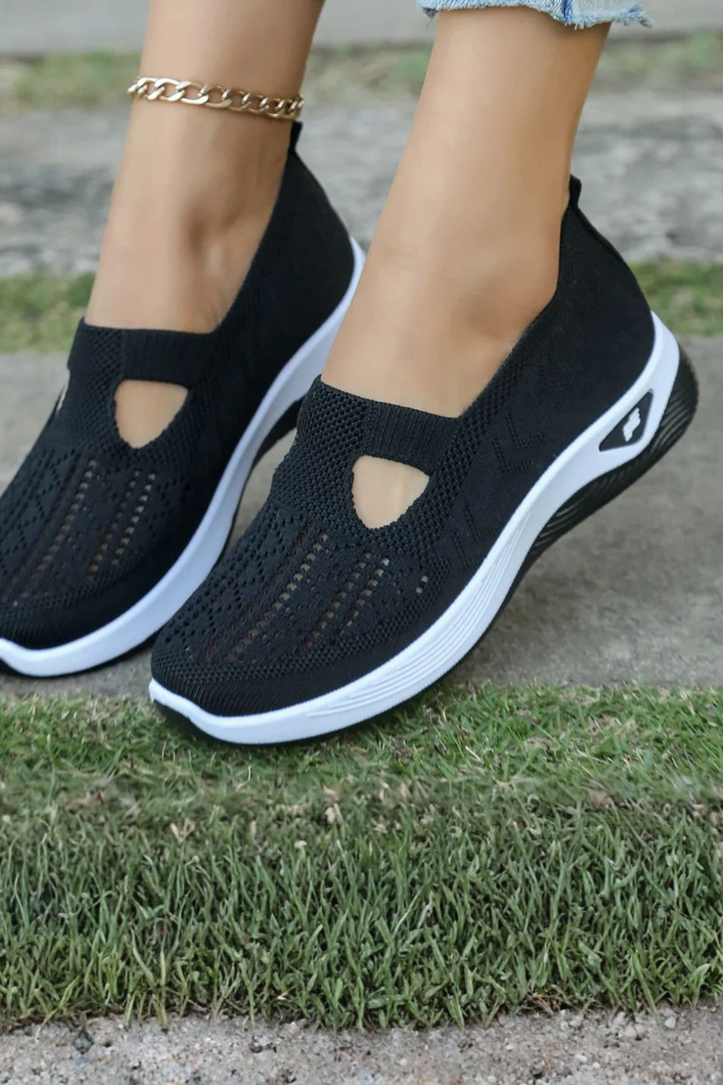 Clara Beaumont | Comfort Knit Slip-On Shoes For Women