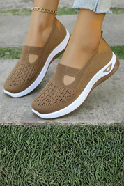 Clara Beaumont | Comfort Knit Slip-On Shoes For Women