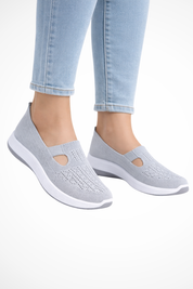 Clara Beaumont | Comfort Knit Slip-On Shoes For Women