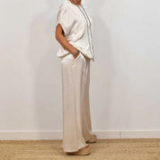 Clara Montague | Effortless Satin Lounge Set For Women