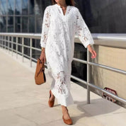 Clara Vasseur | Lace Cover-Up Maxi Dress