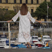 Clara Vasseur | Lace Cover-Up Maxi Dress