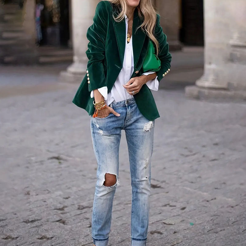 Claudine Vasseur | Élodie Slim Fit Blazer for Women