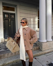 Clotilde Renvier | Women's Oversized Camel Wool Coat Autumn Winter