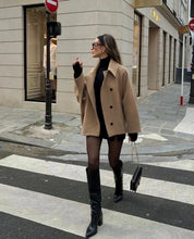 Clotilde Renvier | Women's Oversized Camel Wool Coat Autumn Winter
