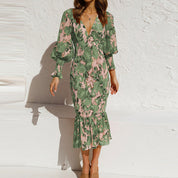Colette Renaud | Floral Midi Dress For Women