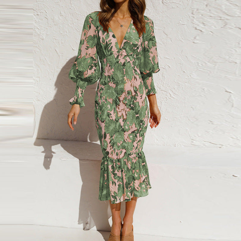 Colette Renaud | Floral Midi Dress For Women