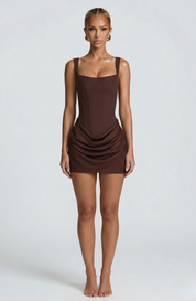 Cora Fairchild | Ruched Mini Dress