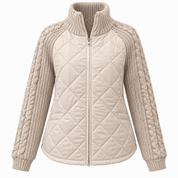 Cressida Allerton | Quilted Jacket With Knitted Sleeves