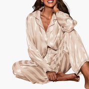 Elspeth Turner | Luxury Button Pajama Set For Women