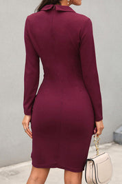 Danica Whitfield | Tailored Wrap-Style Mini Dress