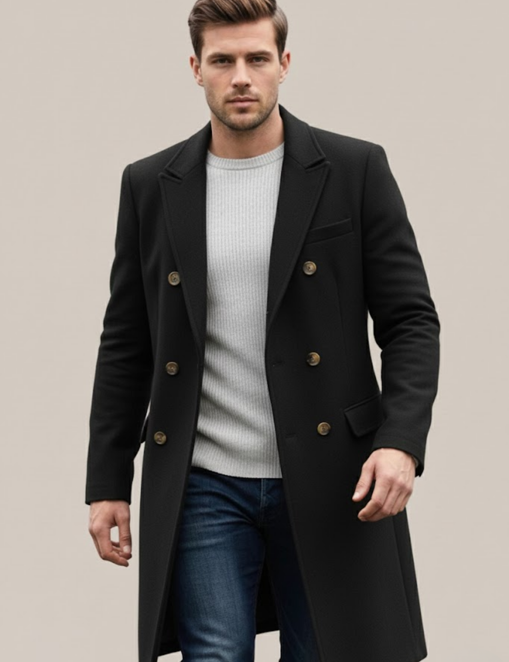 Dominic Fairmont | Luxury Tailored Coat For Men